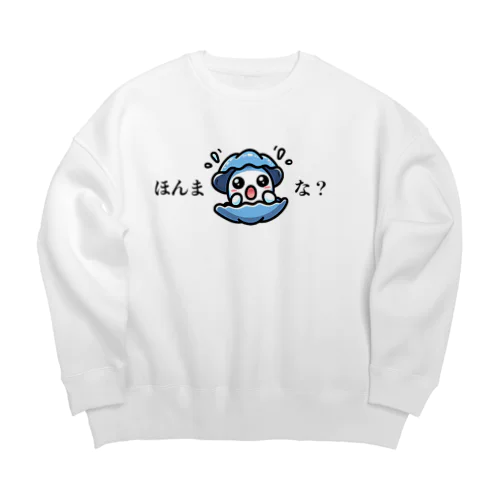 爆笑グッズほんまかいな？ Big Crew Neck Sweatshirt