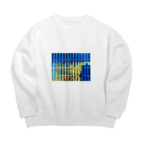 みずの流れ Big Crew Neck Sweatshirt