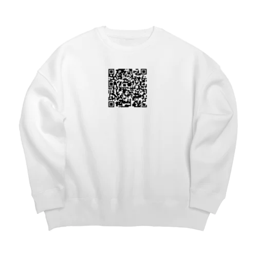 謎のQRコード Big Crew Neck Sweatshirt