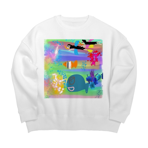 グレートバリアリーフ Big Crew Neck Sweatshirt