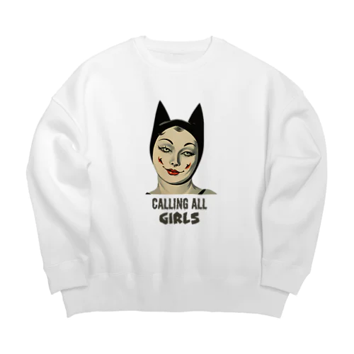 Calling All Girl Big Crew Neck Sweatshirt