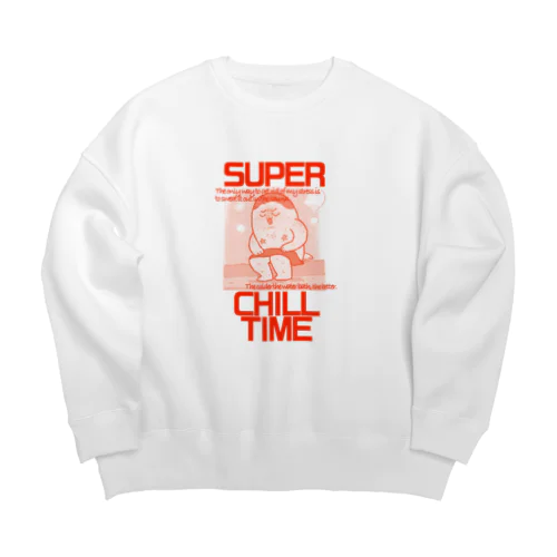 SUPERCHILLTIME Big Crew Neck Sweatshirt