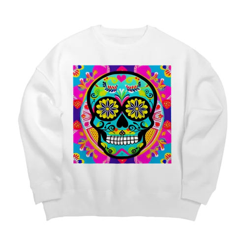 sugarskull Big Crew Neck Sweatshirt