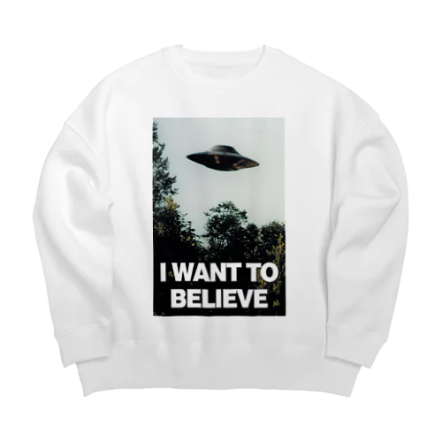 I want to believe ビッグシルエットスウェット