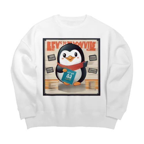 ペンギンレッツムービー Big Crew Neck Sweatshirt