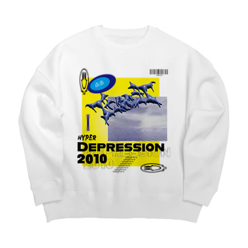 HYPER DEPRESSION 2010 Big Crew Neck Sweatshirt