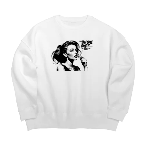 アイアムスモーキン Big Crew Neck Sweatshirt