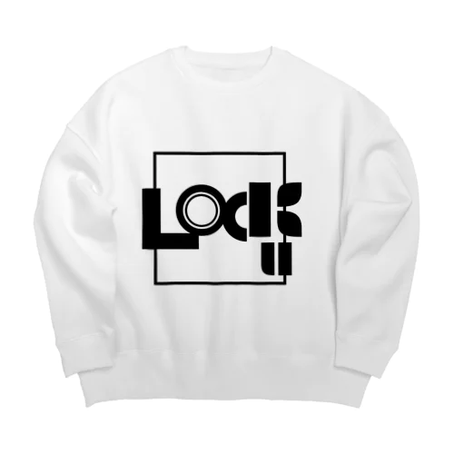 LOCK U Design Big Crew Neck Sweatshirt