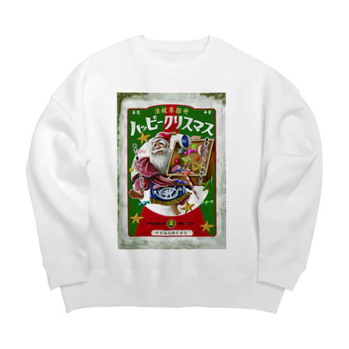 ハッピークリスマス Big Crew Neck Sweatshirt