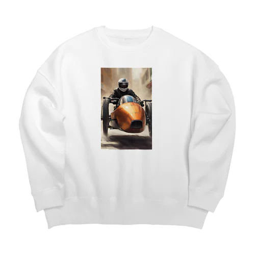 サイドカー自走 Big Crew Neck Sweatshirt