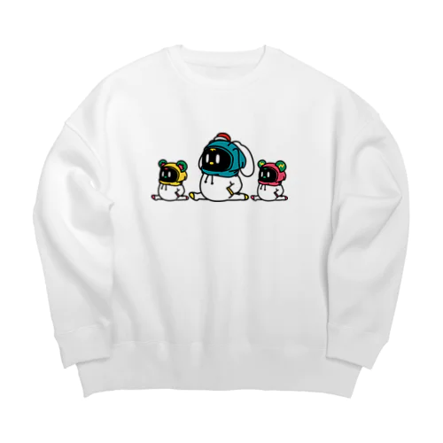 STRETCH Big Crew Neck Sweatshirt