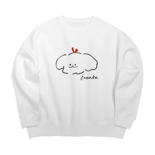 わんこ Big Crew Neck Sweatshirt