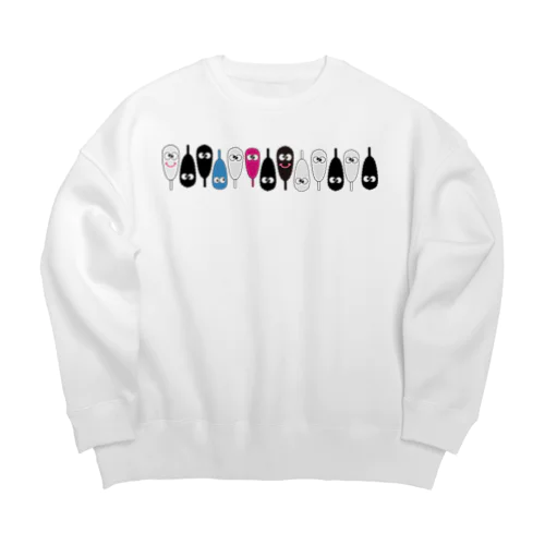 串揚げ串カツクシニョロワールドグッズ Big Crew Neck Sweatshirt