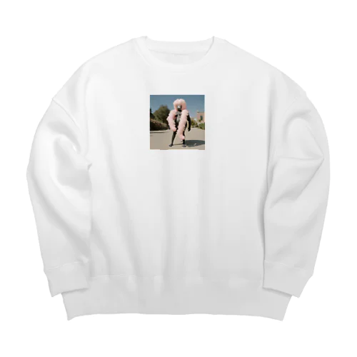 イセイジン Big Crew Neck Sweatshirt