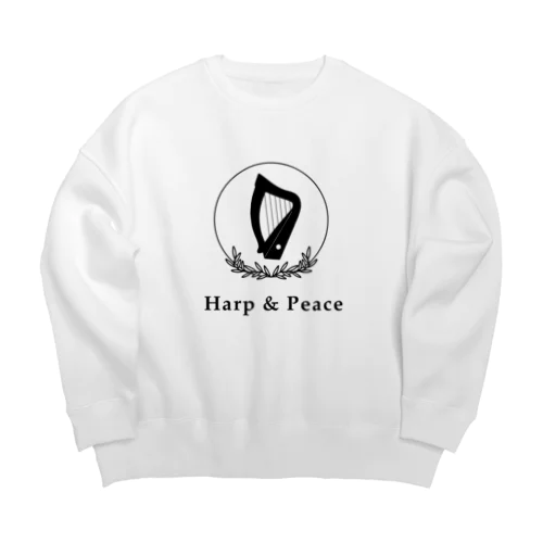 Harp and Peace Big Crew Neck Sweatshirt