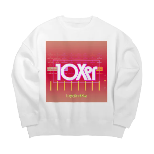 10Xer RED Big Crew Neck Sweatshirt