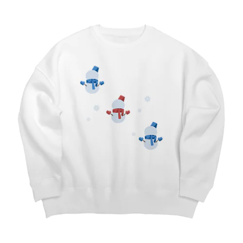 雪だるま Big Crew Neck Sweatshirt