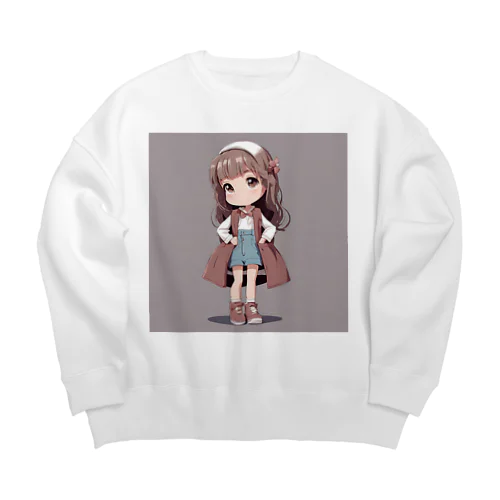 ふんふんちゃんです|•'-'•)و✧ Big Crew Neck Sweatshirt