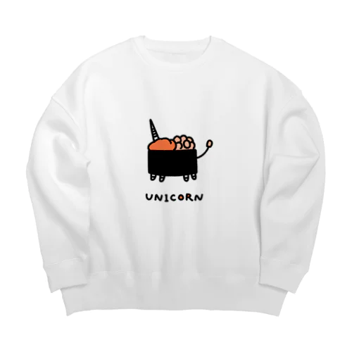 雲丹コーン Big Crew Neck Sweatshirt