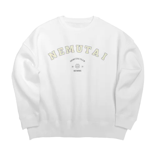 ねむたいクラブ Big Crew Neck Sweatshirt