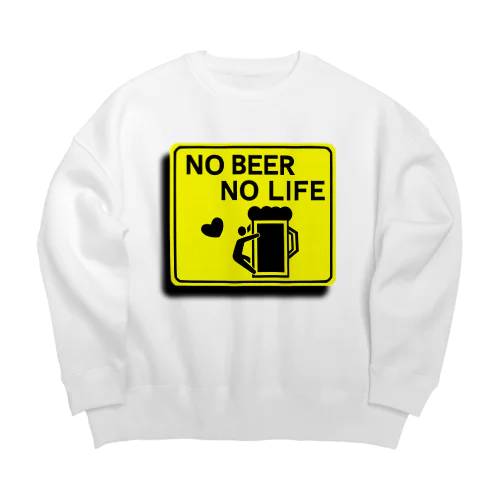 NO BEER NO LIFE ビッグシルエットスウェット