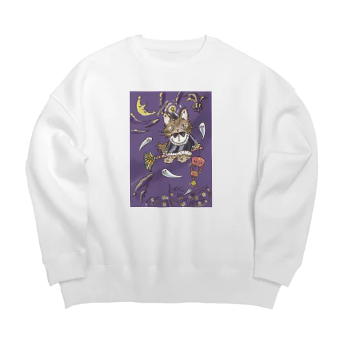 マジョリカマジョニャン Big Crew Neck Sweatshirt