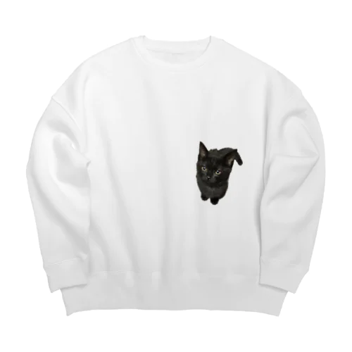 うちの猫 Big Crew Neck Sweatshirt