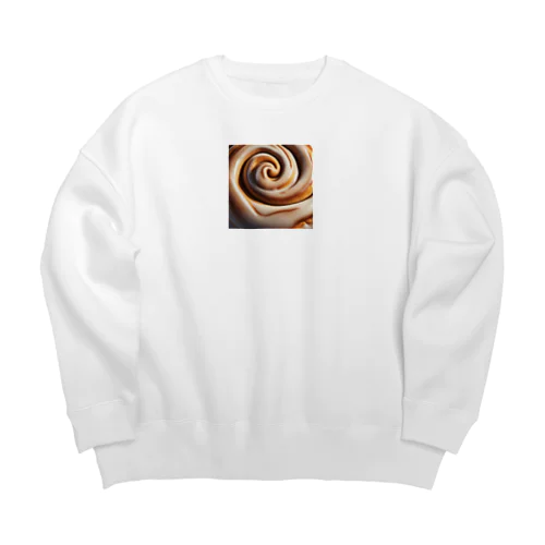 シナモンロール（Cinnamon Roll） Big Crew Neck Sweatshirt