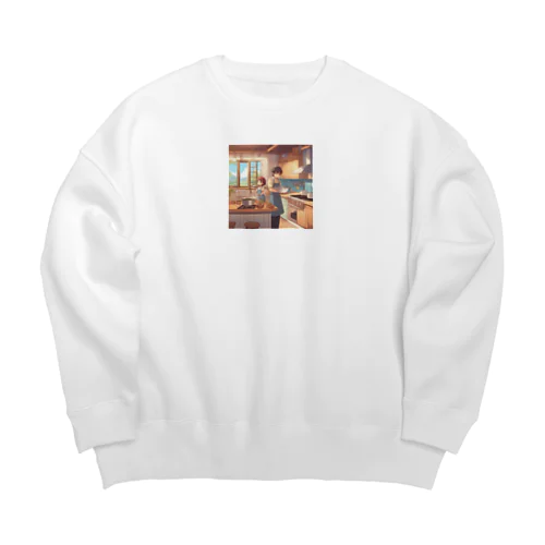 休日 Big Crew Neck Sweatshirt