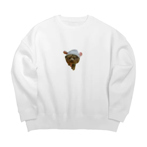 マリンの犬の日 Big Crew Neck Sweatshirt