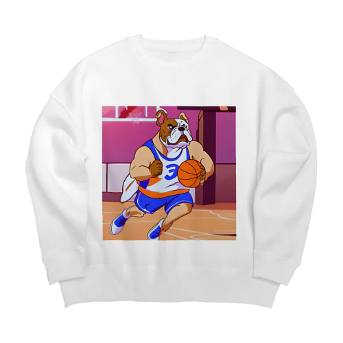 バスケットボールプレイヤーブル Big Crew Neck Sweatshirt