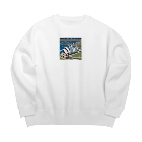 シドニーオペラハウス Big Crew Neck Sweatshirt