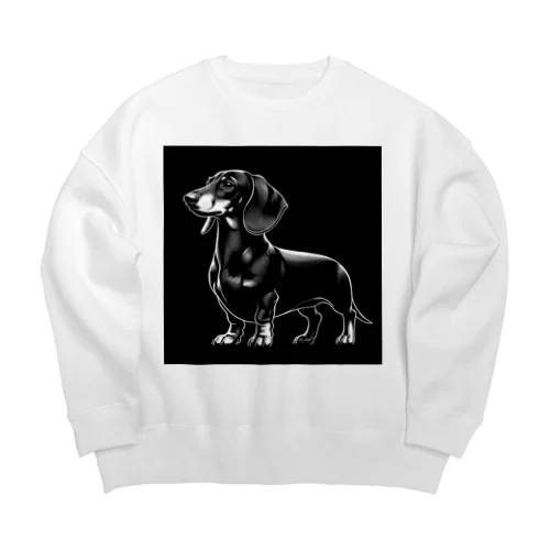 ダックスフンド Big Crew Neck Sweatshirt