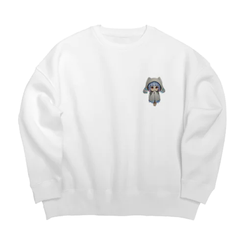 兎屋の兎は飼われない Big Crew Neck Sweatshirt