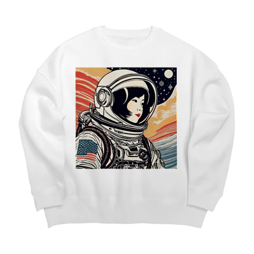 スペース芸子さん Big Crew Neck Sweatshirt