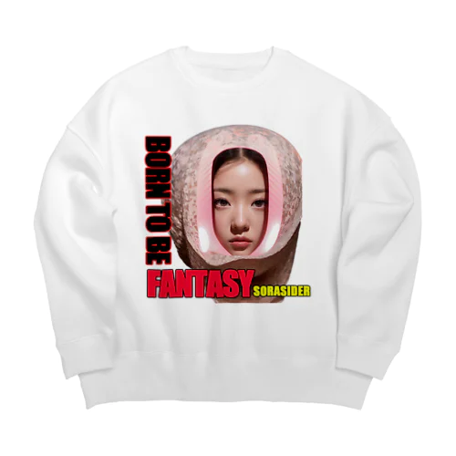 ファンタジーに生まれて❤ Big Crew Neck Sweatshirt