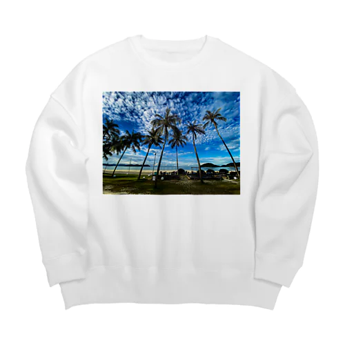 ランカウイ島のビーチ Big Crew Neck Sweatshirt