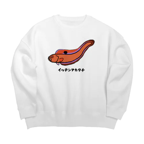 【魚シリーズ】イッテンアカタチ♪231103 Big Crew Neck Sweatshirt