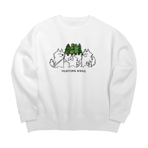 HUNTING DOGS Big Crew Neck Sweatshirt