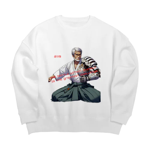 合気道の達人 Big Crew Neck Sweatshirt