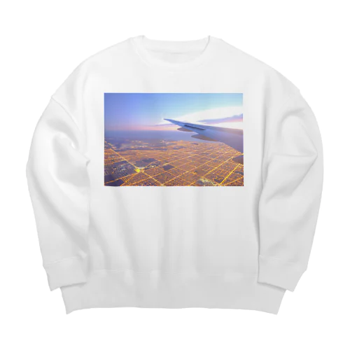 Sunrise at Chicago Big Crew Neck Sweatshirt