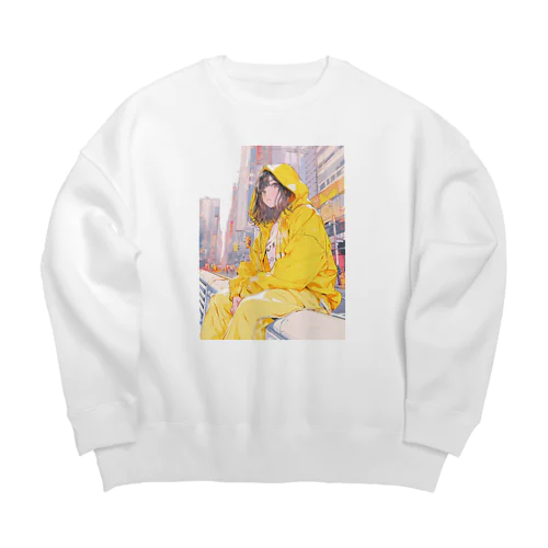 フーディー女子 Big Crew Neck Sweatshirt