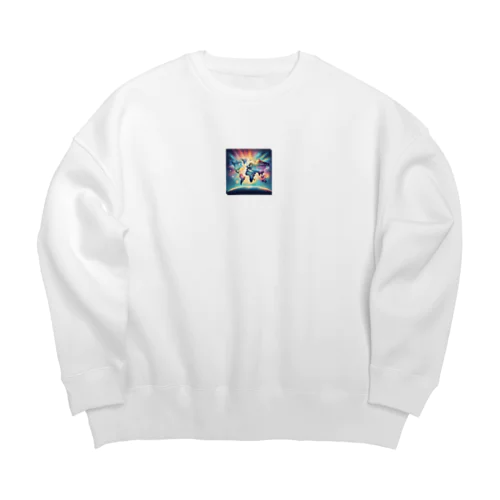 世界にありがとう Big Crew Neck Sweatshirt