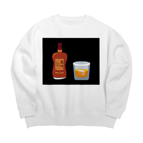 THE TAKASAKI SINGLE MALT JAPANEZE WHISKY AGED 027 YEARS Big Crew Neck Sweatshirt