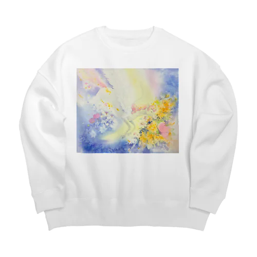 ペガサスちゃん　むかえにきたよ Big Crew Neck Sweatshirt