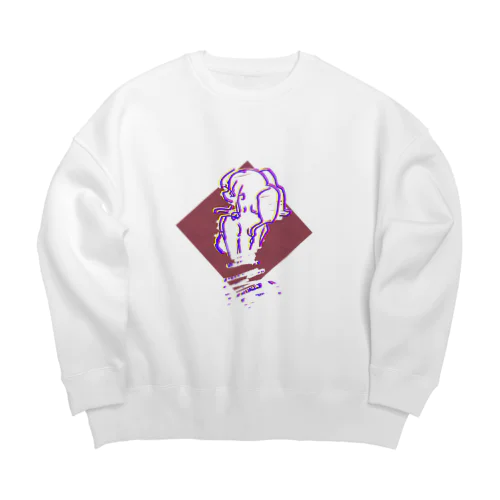 ツインーーー Big Crew Neck Sweatshirt