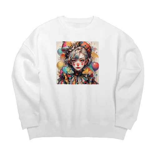 JK-005 Pierrot girl Big Crew Neck Sweatshirt