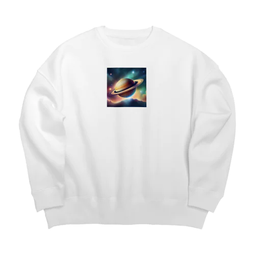 POWER OF SATURN Big Crew Neck Sweatshirt