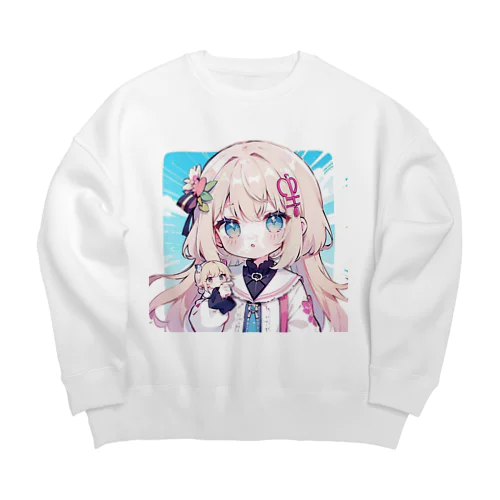 ピンクの可愛いさが売りです🎵 Big Crew Neck Sweatshirt