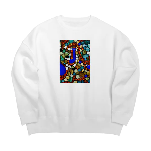 よーく見ると水タバコ？ Big Crew Neck Sweatshirt